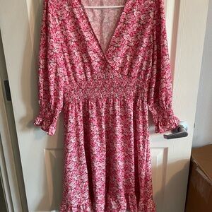Floral Pink Dress